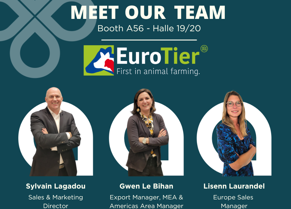 Retrouvez-nous à Eurotier du 12 au 15 Novembre 2024